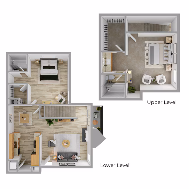 2B TH REEP Renovated 916 floor plan
